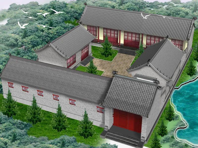 三原农村小伙花20万建的四合院,漂亮洋气,邻居羡慕