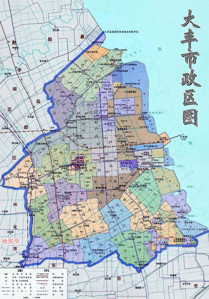 上海不止地图上那么大,在江苏盐城还有块地,是徐汇区5