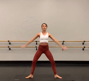 一组根据芭蕾舞蹈动作改编的居家减脂塑形运动,简单易学,练起来吧!