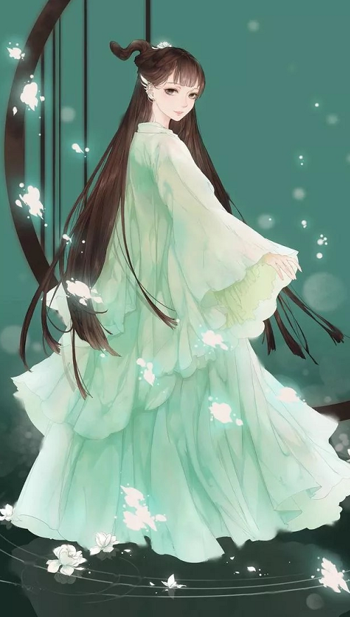 古风"大女主"壁纸:花看半开,酒饮微醺