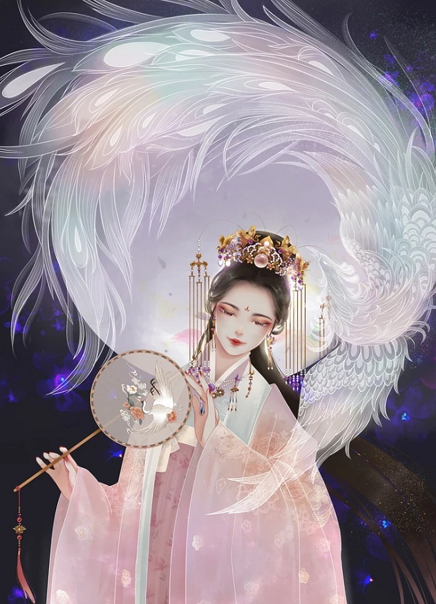 古风"大女主"壁纸:花看半开,酒饮微醺