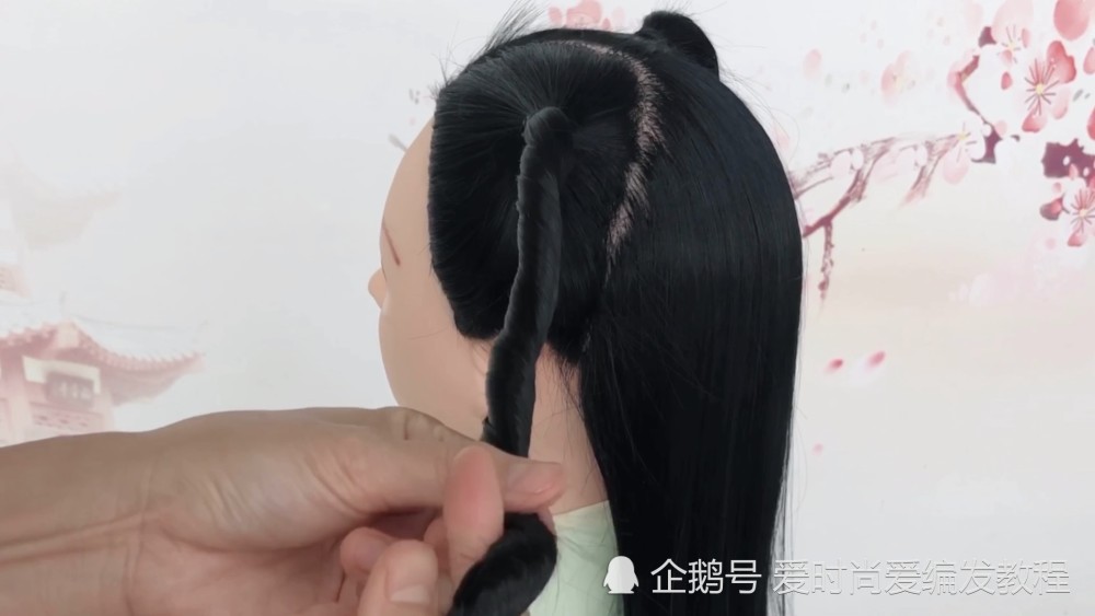 古风发型:有一头长发,该试试这样扎,配上中国风服饰,太好看了