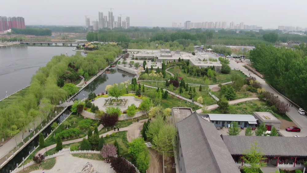北京周边五一假期好去处,航拍真是太美了,涿州永济公园,免费哟