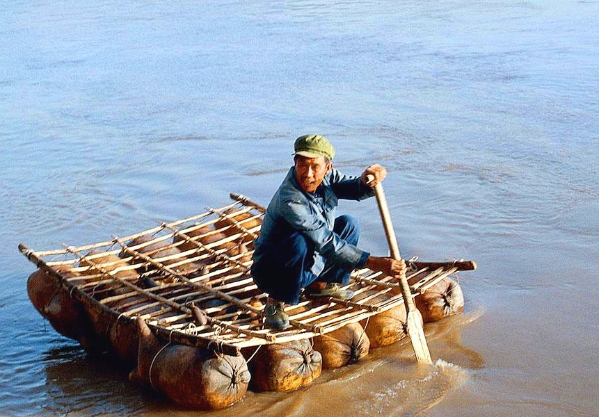 贵德县,黄河,青海,羊皮筏子,河西走廊,兰州