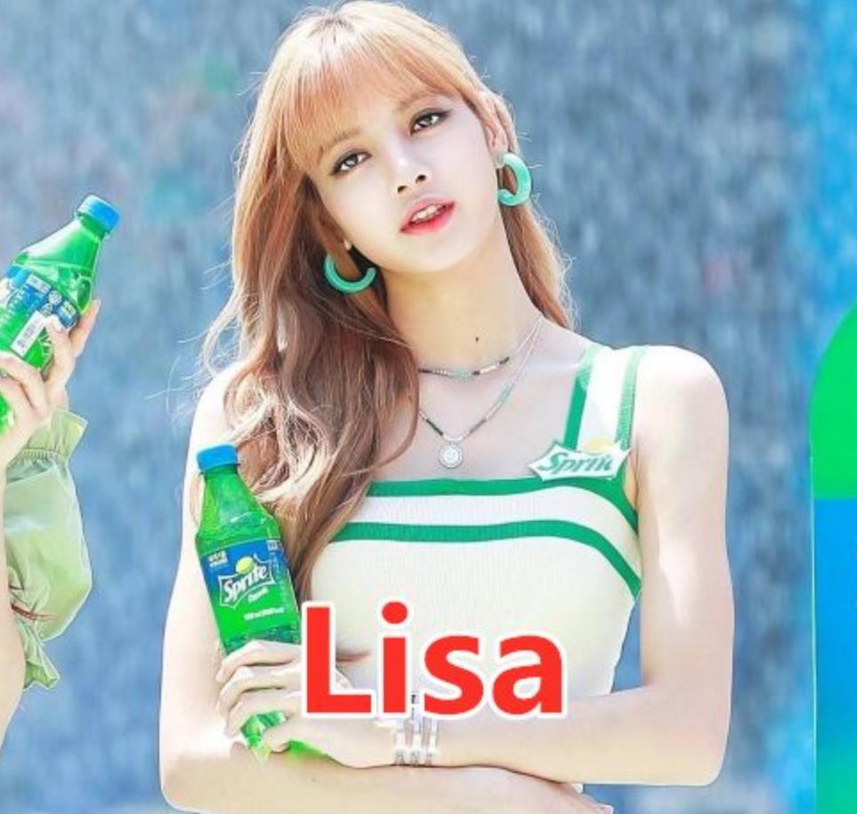 Blackpink雪碧lisa,Blackpink雪碧lisa 迪丽热巴代言雪碧,金雪炫代言雪碧,lisa代言雪碧,看到