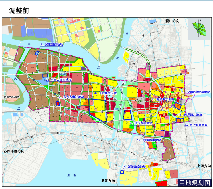 苏州甪直最新控规调整 涉及这9大区域土地使用