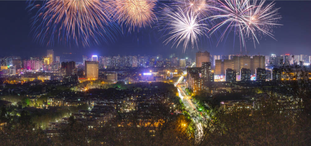 镜头下的淮南夜景真是璀璨夺目,给人以美的享受!