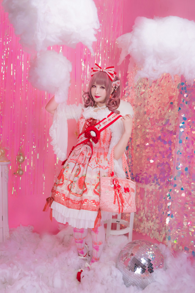 lolita装扮正片 草莓天使cosplay