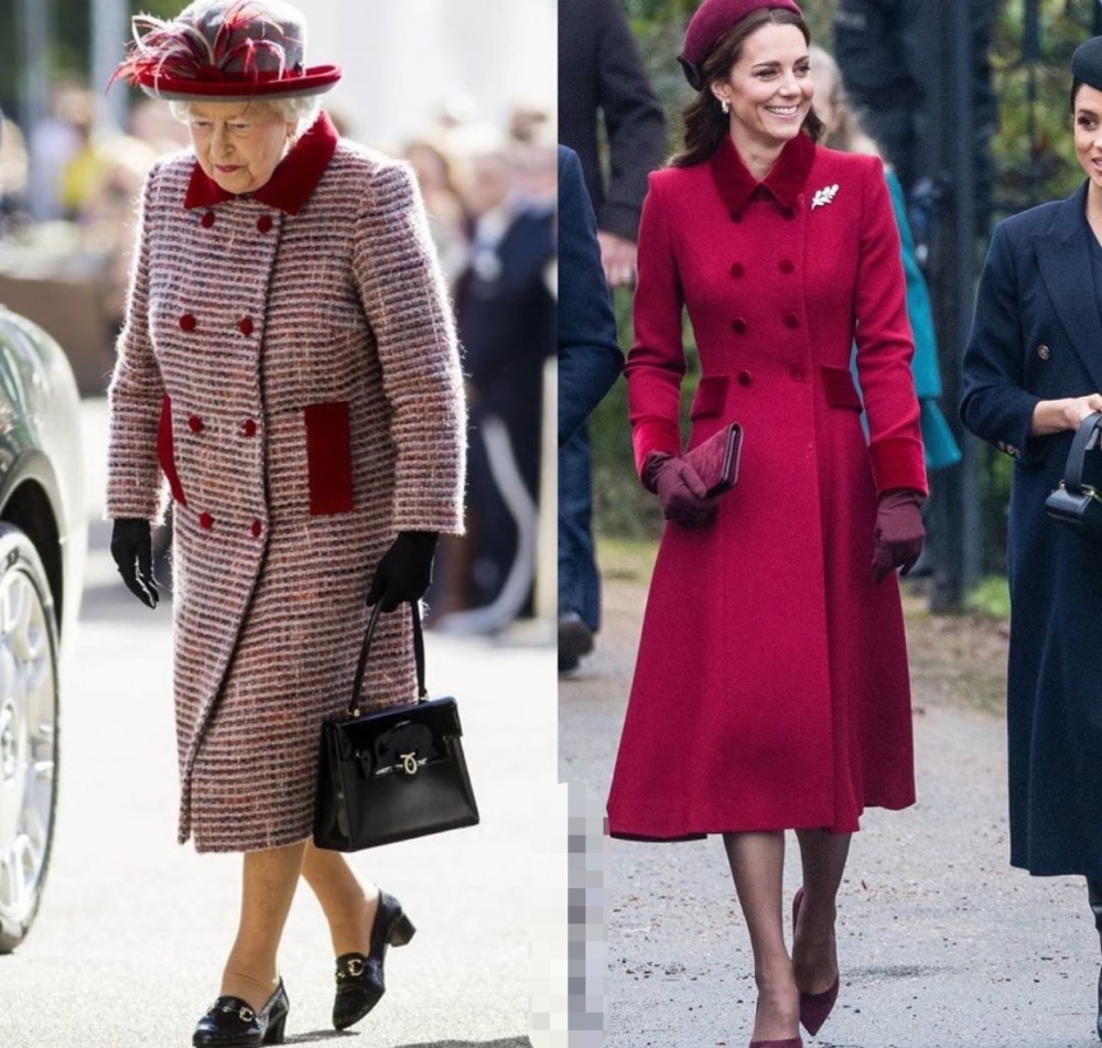 英国女王穿着才是真贵气,梅根凯特与她同框显差距,优雅无关年龄