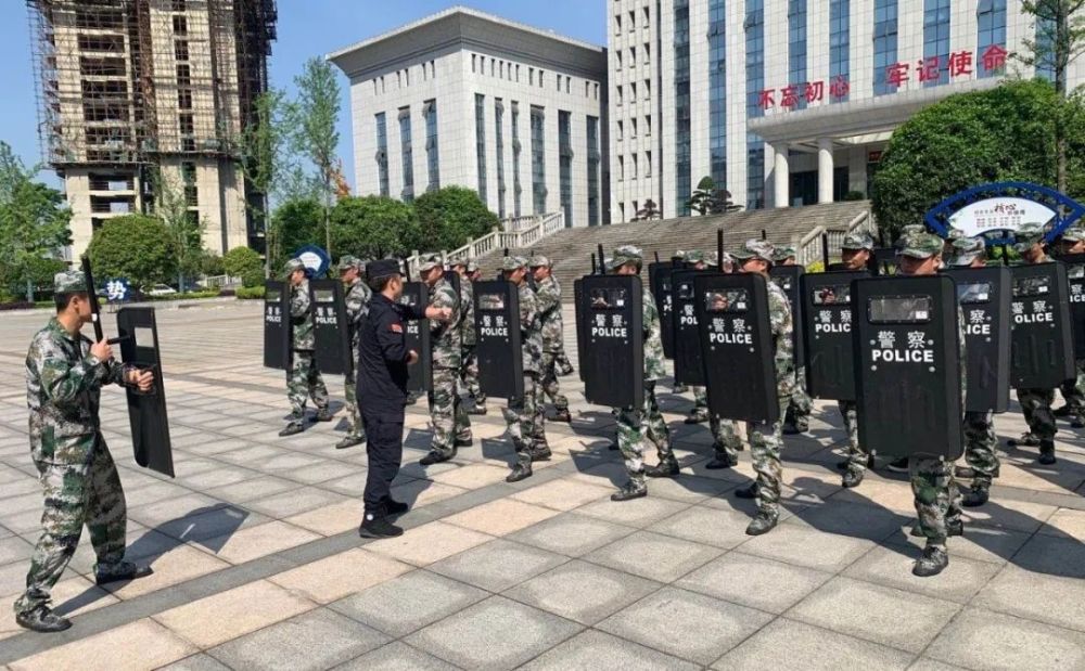 盾牌,警棍轮番上阵!宁乡公安这群人动武了!