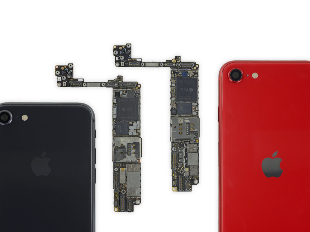 iphone se 2020款拆解报告:零件高度复用,维修方便