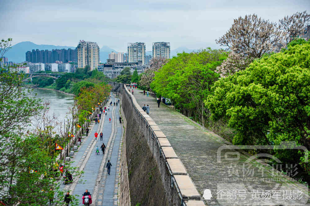 江西赣州古城墙,江南现存规模最大的古城墙,春日风光动人古韵浓