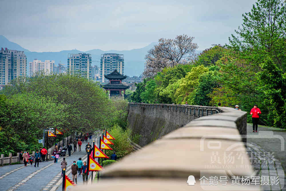江西赣州古城墙,江南现存规模最大的古城墙,春日风光动人古韵浓