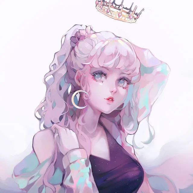 动漫人物梦幻头像,超好看的情侣头像两人 【插画头像壁纸】梦幻女生色彩斑斓的动漫人物插画素材 接下来是靓仔