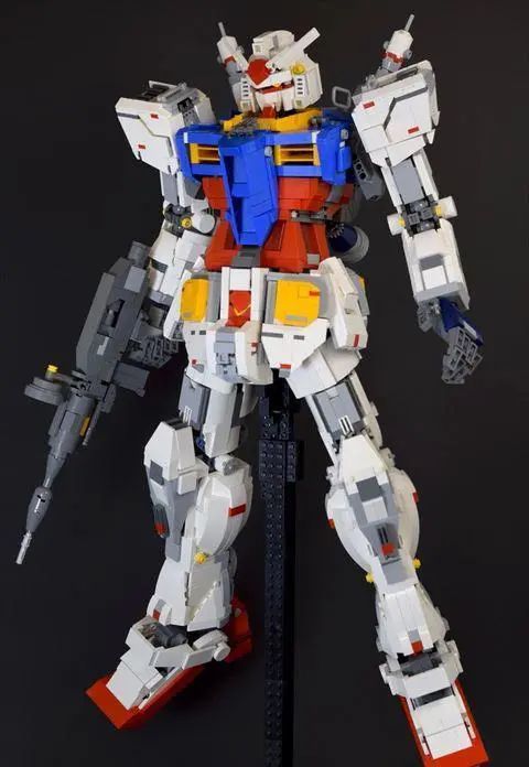 模玩控:全乐高拼装rx-78-2高达