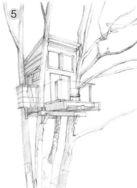 素描基础,"步骤详细",如何画好房屋