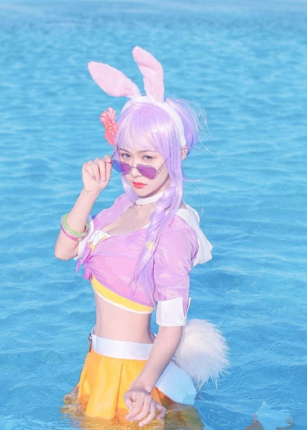 cosplay,cos,公孙离,夏日皮肤,王者荣耀