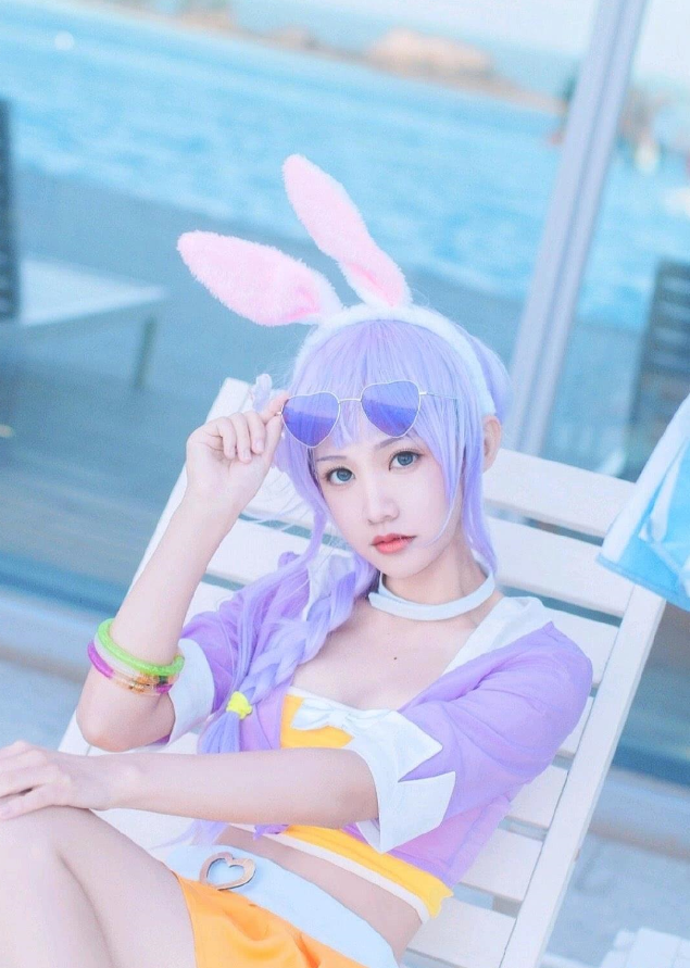 cosplay,cos,公孙离,夏日皮肤,王者荣耀