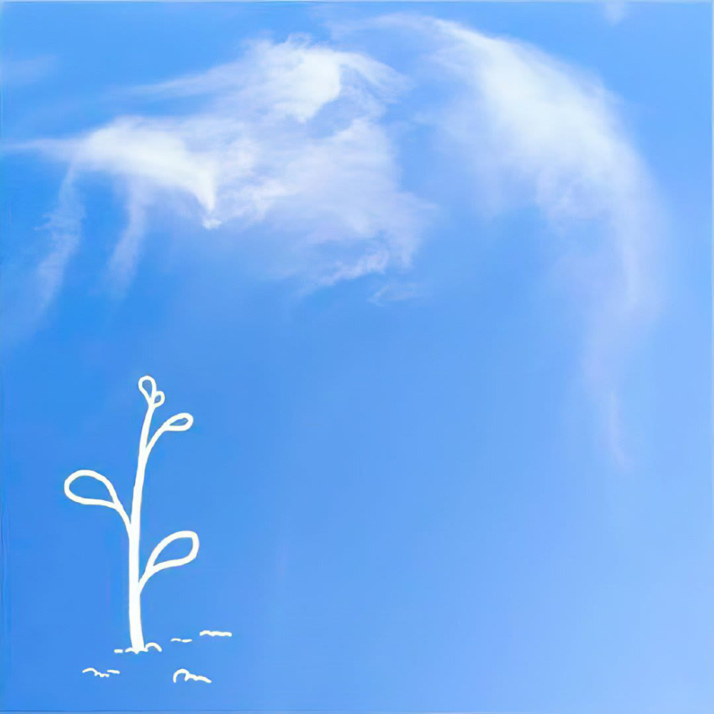 蓝色系天空背景图:把喜欢碾碎了,藏在对你讲的所有废话里!
