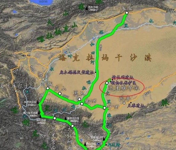 达里雅博依:被誉为"沙漠第一村",地处塔克拉玛干沙漠腹地