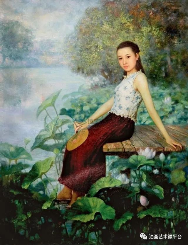 首师大美术系教师蔡宝玉油画作品