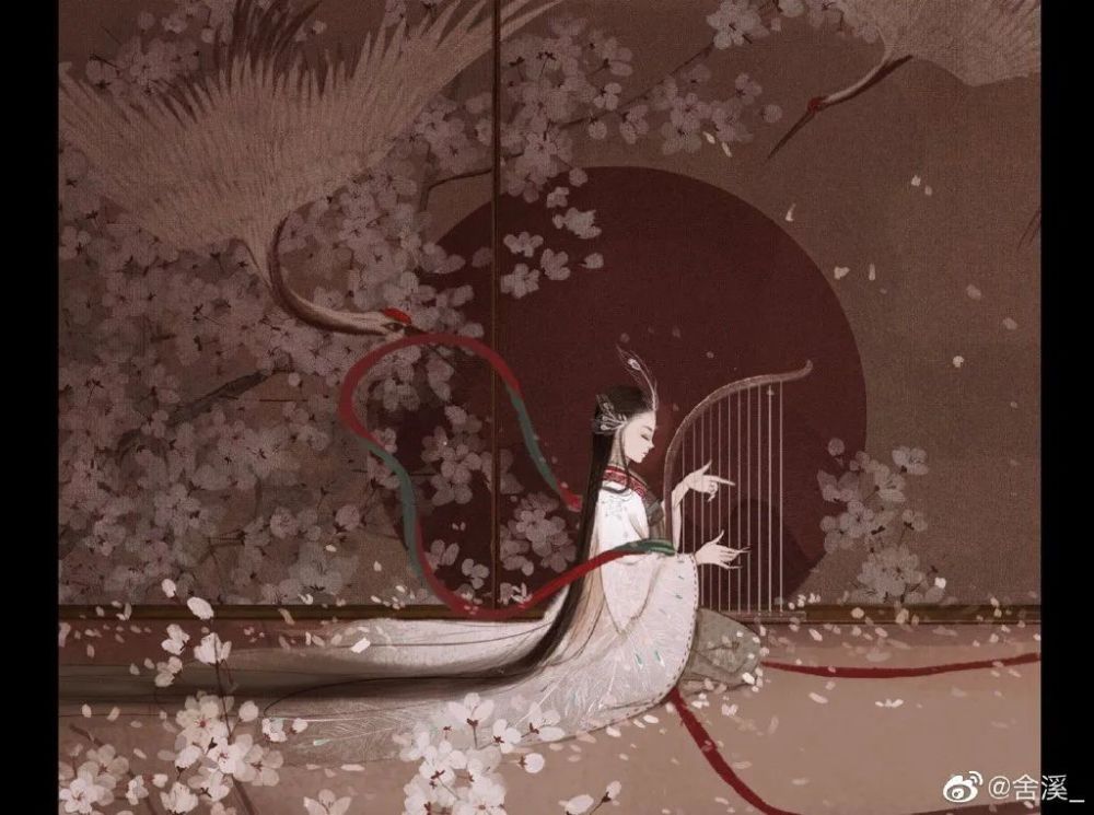插画,中国风,古风,绘画,艺术