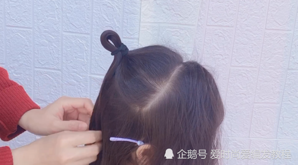 儿童古风发型,简单编发教学,凤九同款编发图集