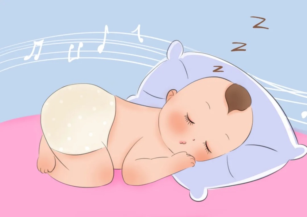 婴儿睡觉时,不要给宝宝盖的过多,或环境温度过热.