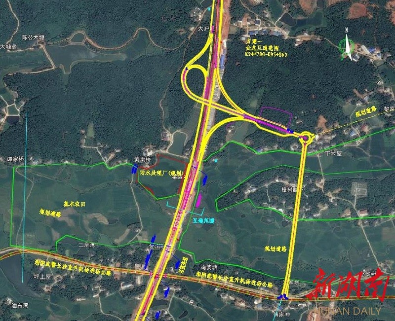 岳望高速将新增金龙互通,湘阴交通融长再获突破
