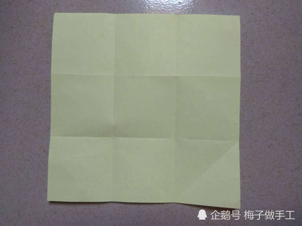 儿童手工折纸,用两张正方形折纸教你折最简单的纸房子