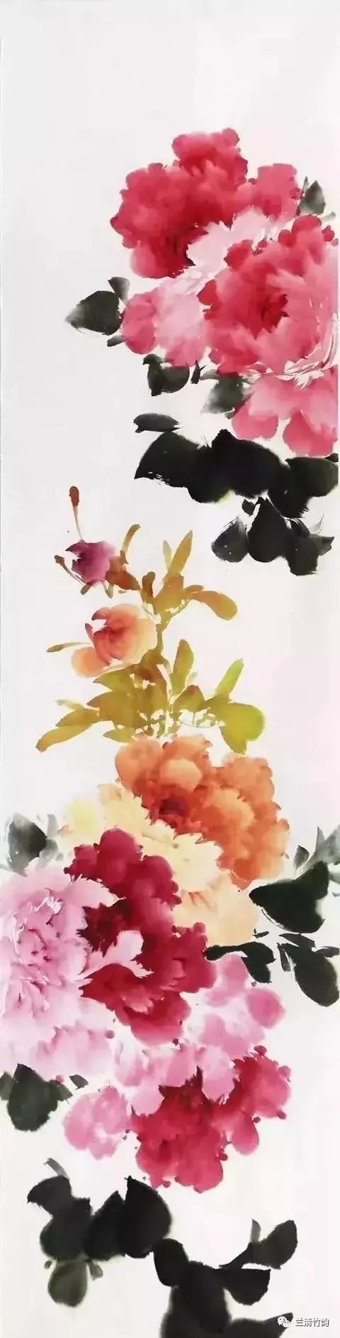 怎样画牡丹:国画牡丹的三种画法,从花头,花托,叶筋一直到题款钤印详细