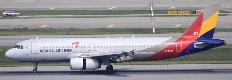 韩亚航空空中客车a320-200飞机(图源:ch-aviation)