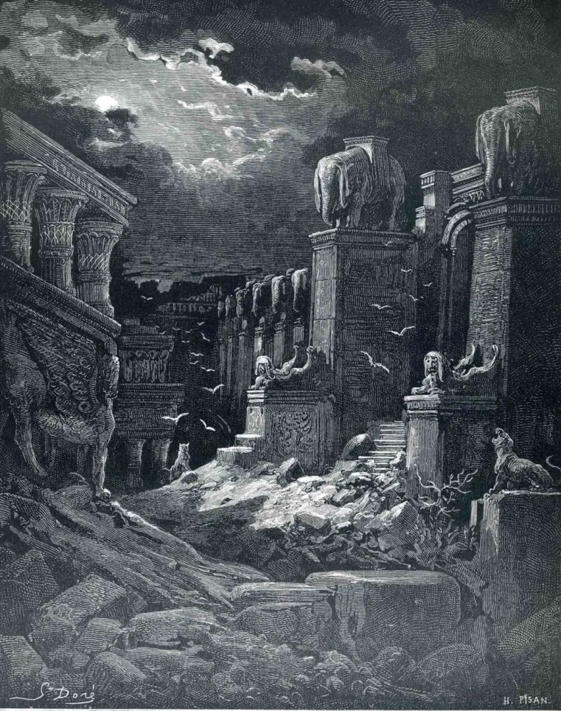 堪比史诗大片的版画插图,大师硬核黑白插画