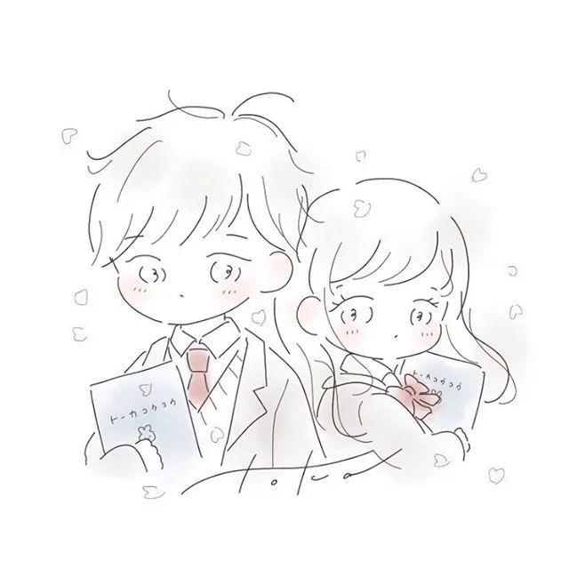 日系可爱简单绘画q版动漫素材