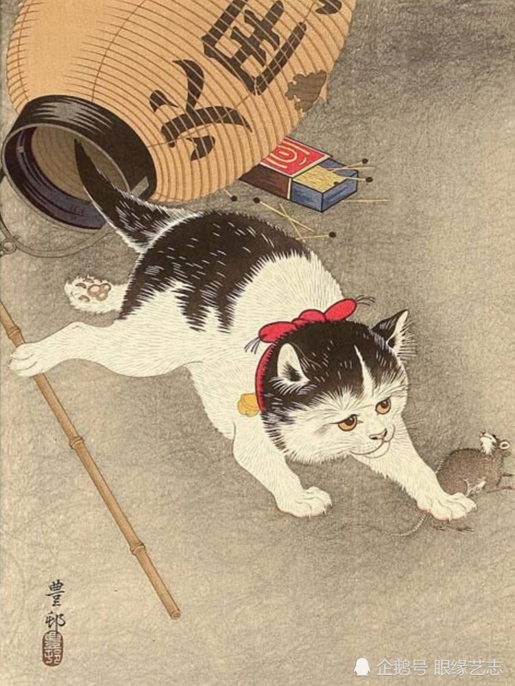 日本画家小原古邨的情,趣,气