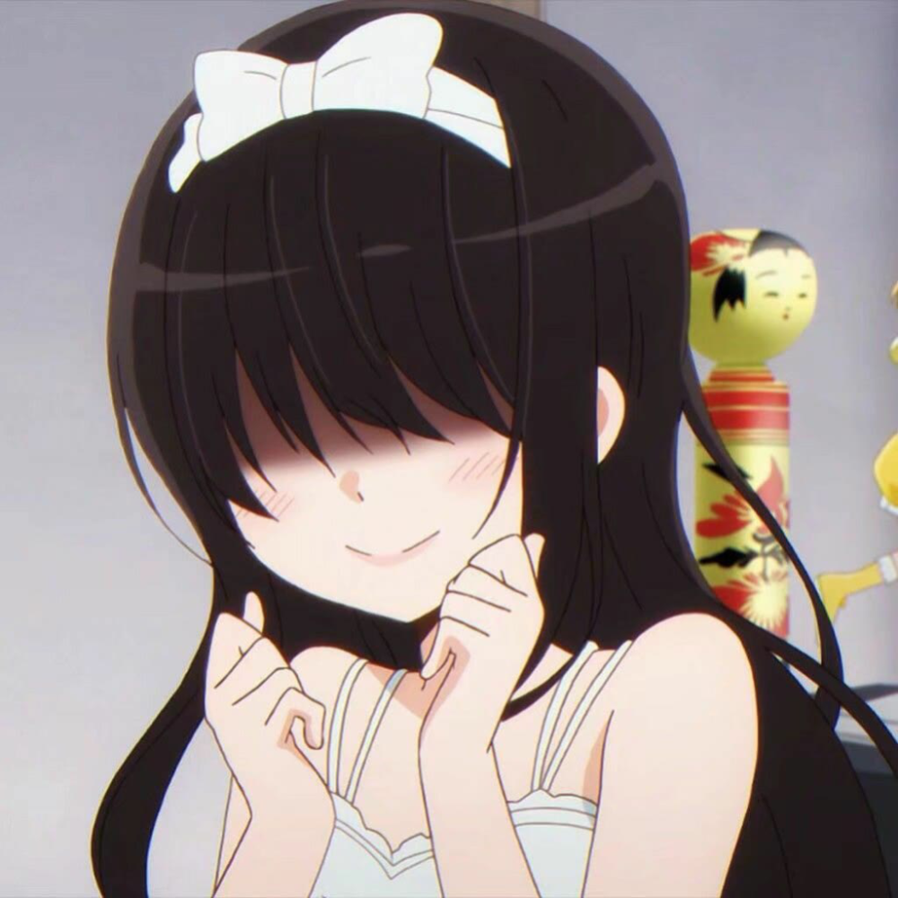 动漫女生头像:我喜欢四下无人的街,黯淡无光的夜!