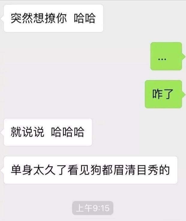 我们现在处对象,交朋友有一部分是从聊天开始,最近看到了许多直男的