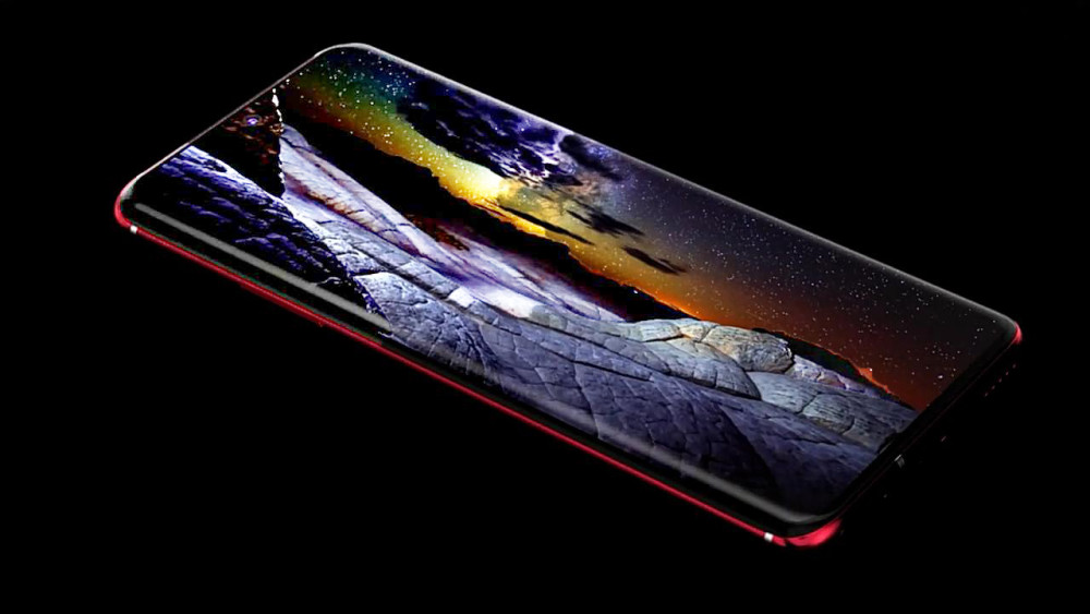 华为mate40pro概念图:隐藏前镜头抛弃刘海屏 滚筒5镜头 真全屏