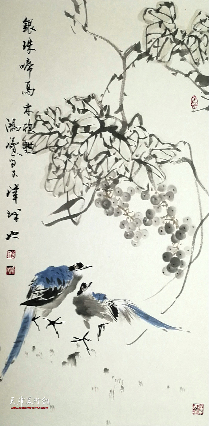 翟鸿涛,天津,花鸟画,天津美术网,画家