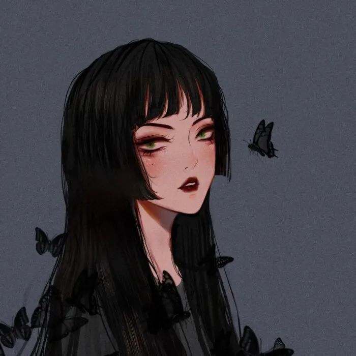 偏复古风女生头像