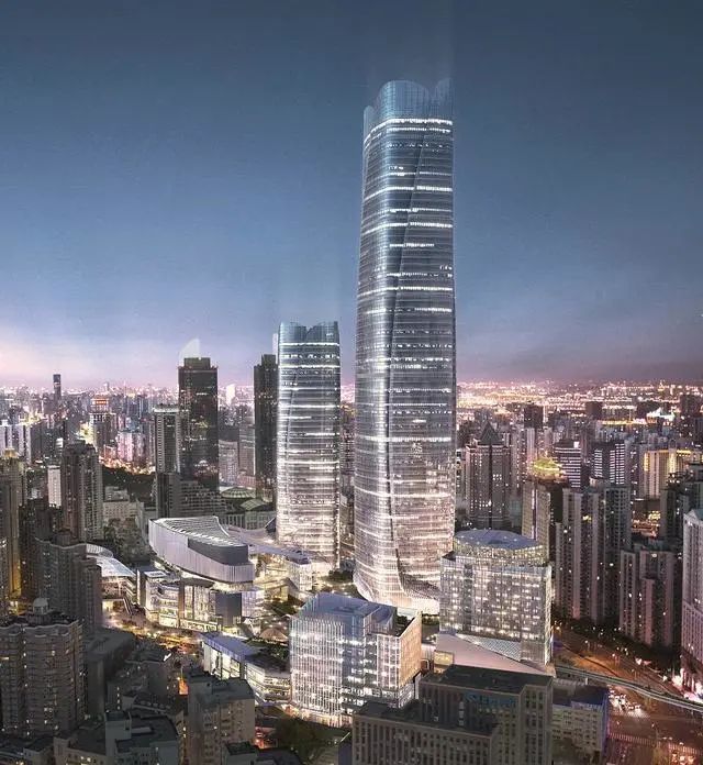 上海"浦西第一高楼"——徐家汇中心进入建设高峰期
