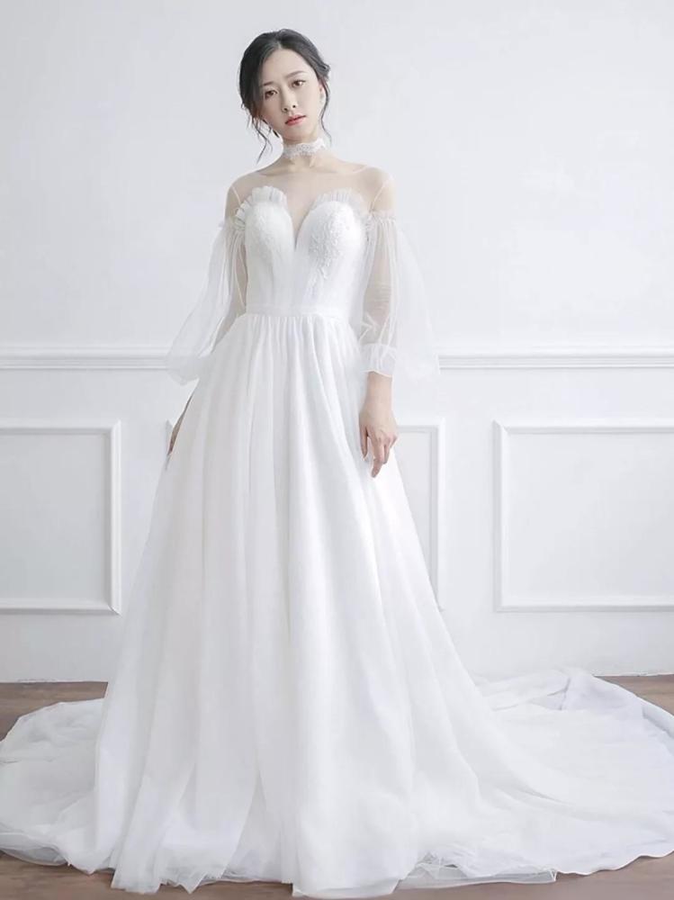 高个女孩如何选择合适的婚纱?这五种类型,让你穿出惊艳的美