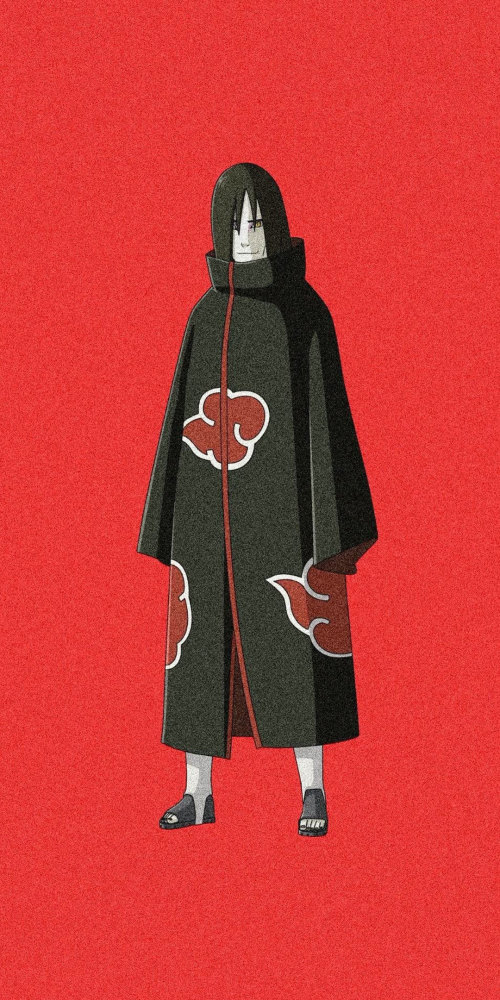 动漫壁纸:火影忍者鬼鲛晓组织手机壁纸,唯一给组织打工的男人