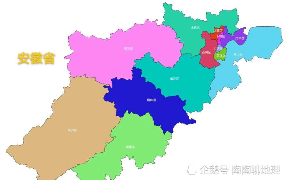 杭州市10区2县1市,建成区面积排名,最大是萧山区,最小