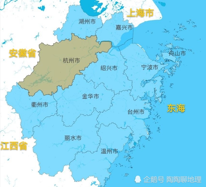 杭州市10区2县1市,建成区面积排名,最大是萧山区,最小