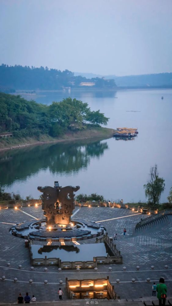 古宇湖北入口公园景色 另外值得一提的是,隆昌在 2016年成功创建国家