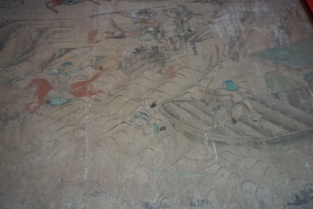 山西太谷龙门村关帝庙壁画