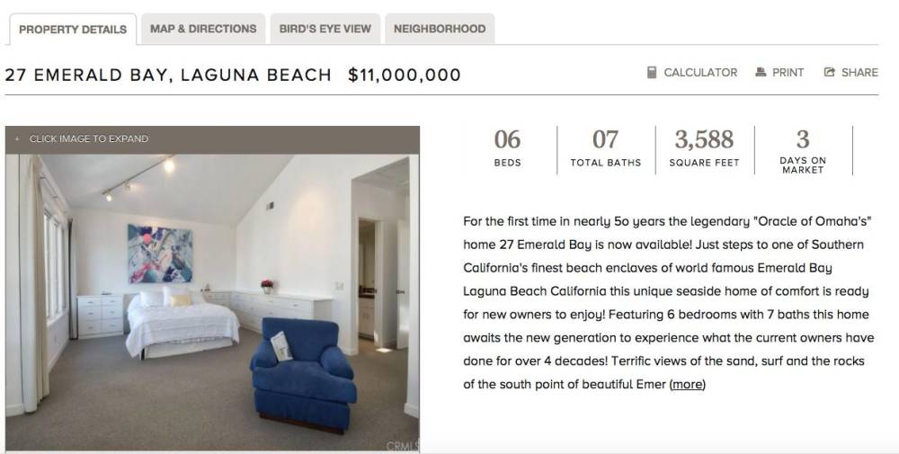 炒房團看了會流淚，巴菲特這棟豪宅46年漲了73倍！