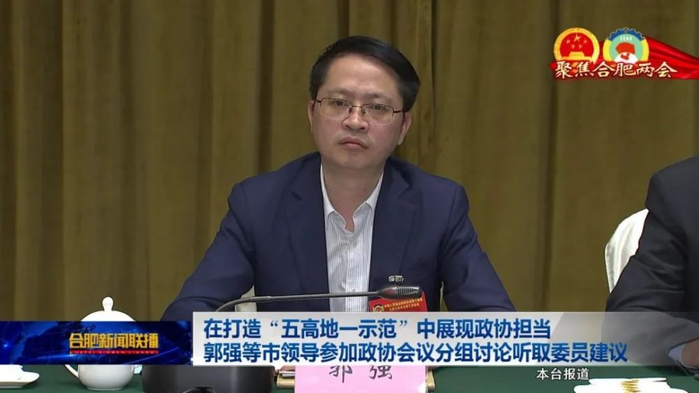 在打造"五高地一示范"中展现政协担当 郭强等市领导参加政协会议分组