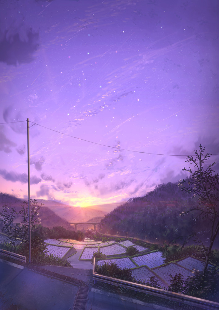 新加坡画师nik的风景插画作品